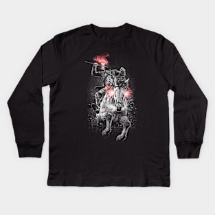 The Headless Horseman Kids Long Sleeve T-Shirt